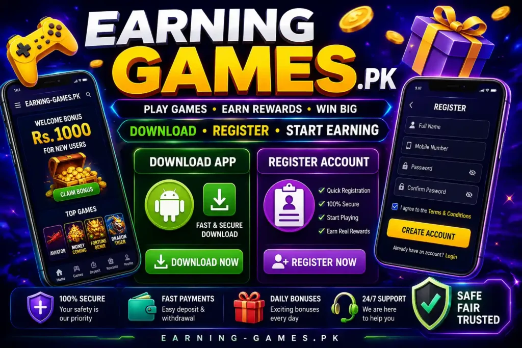 Earning Games apk download 2026