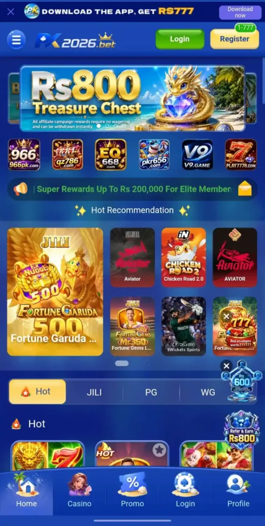 pk2026 Game latest earning application