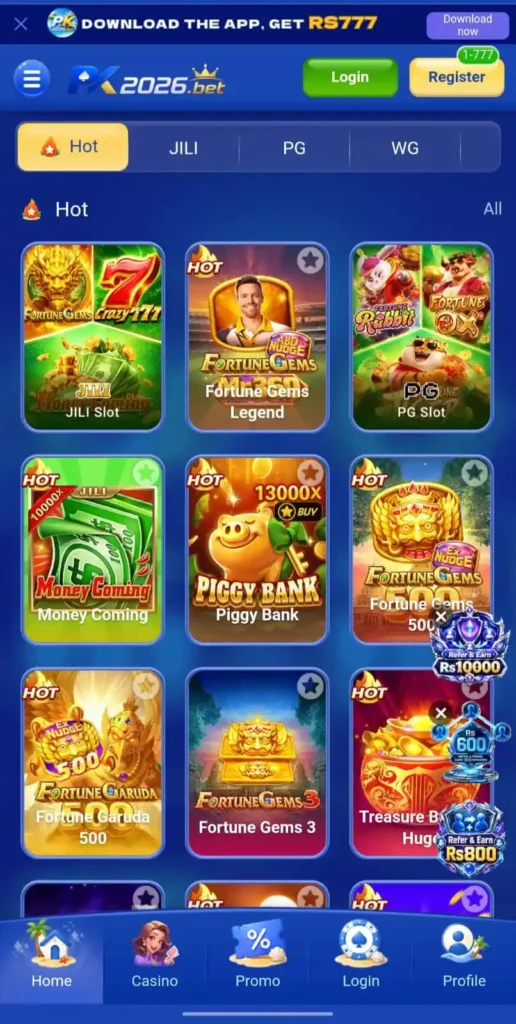pk2026 Game latest earning application